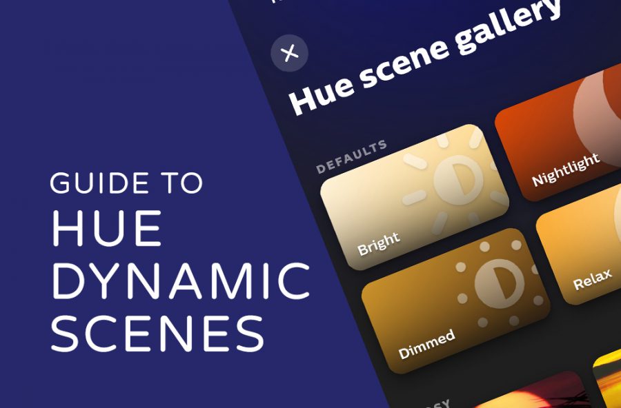 How To Guide for Philips Hue Dynamic Lighting Scenes